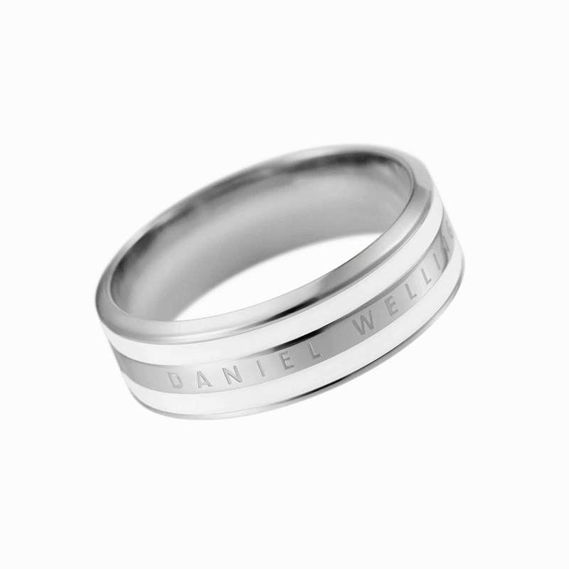 Daniel Wellington Emalie Ring Satin White Silver