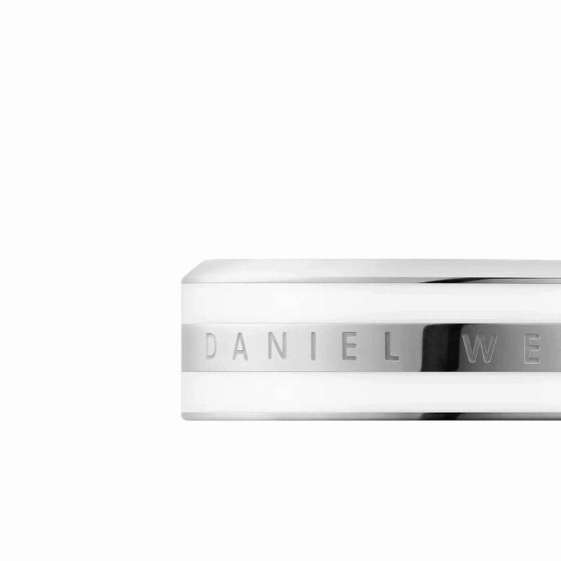 Daniel Wellington Emalie Ring Satin White Silver