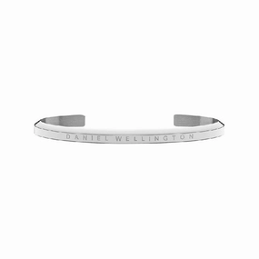 Daniel Wellington Large Silver Cuff Bangle