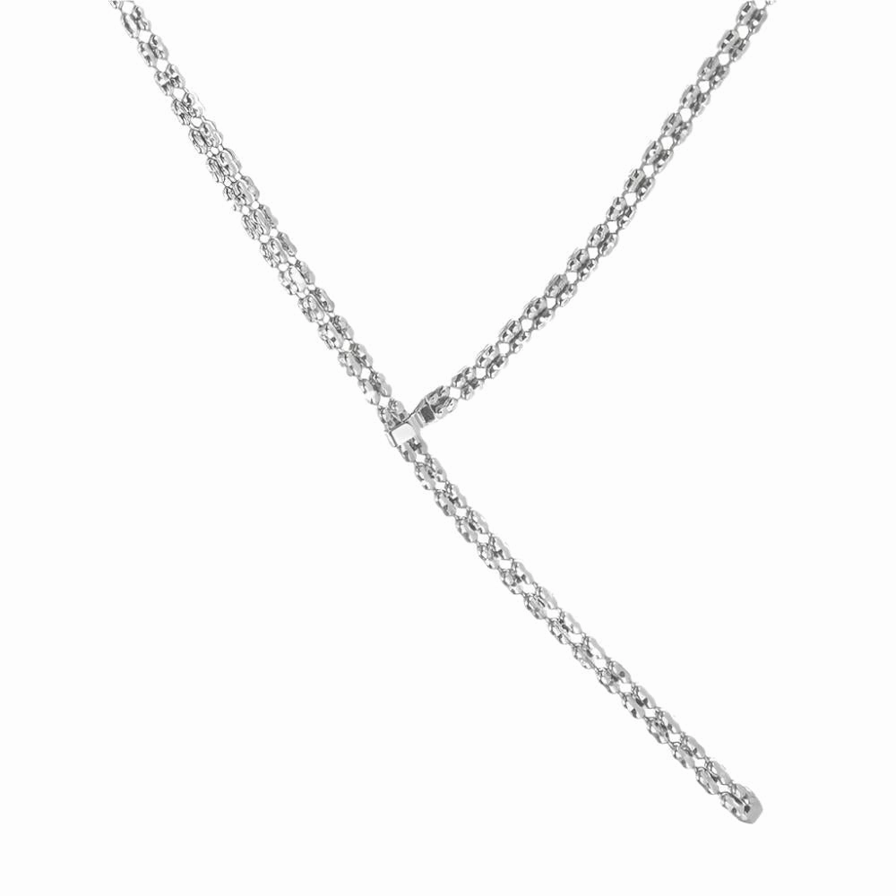 Desmos Infinity Frames Diamond-Cut Y Necklace