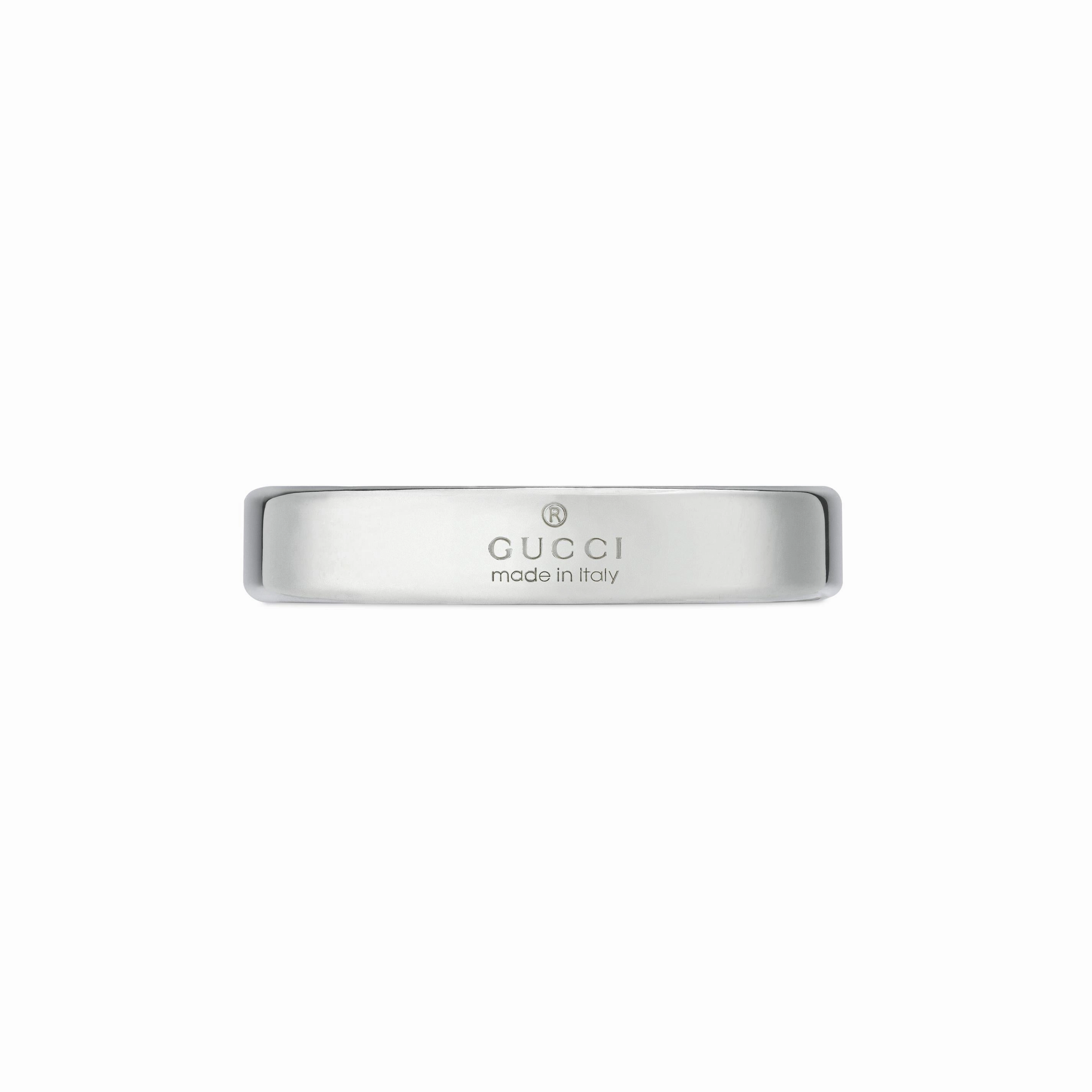 DIAGONAL INTERLOCKING G THIN RING