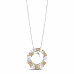 Dune Jewelry The BREEDLOVE Sterling Silver Necklace & Brooch by Dy'amond Breedlove