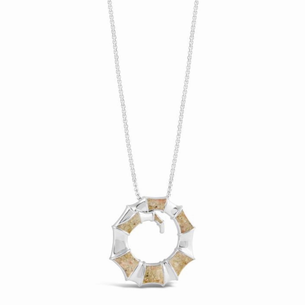 Dune Jewelry The BREEDLOVE Sterling Silver Necklace & Brooch by Dy'amond Breedlove