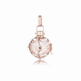 Engelsrufer Rose Gold Small White Sound Ball Pendant