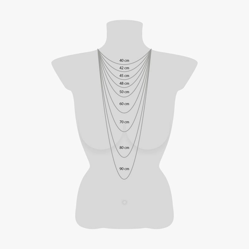 Engelsrufer Silver Pure Moondrop With Moonstone Chain With Pendant