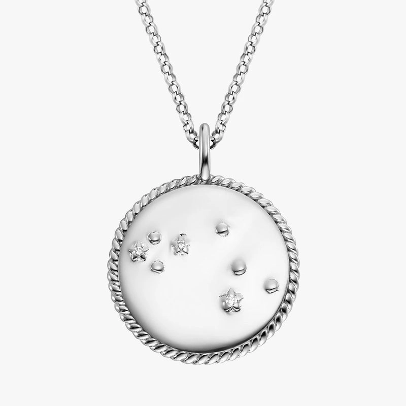 Engelsrufer Silver Sagittarius Lapis lazuli With CZ Necklace