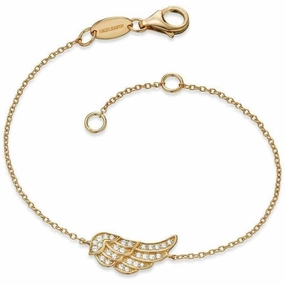 Engelsrufer Yellow Gold Wing Bracelet