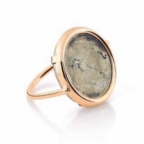FOOLS GOLD DISC 18K ROSE GOLD (7)