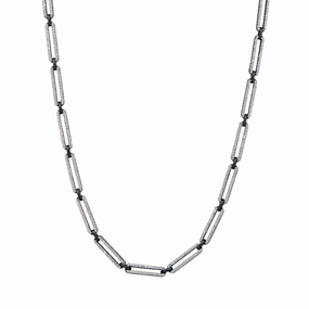 Freida Rothman Streets of Brooklyn Sterling Silver Chain Link Necklace