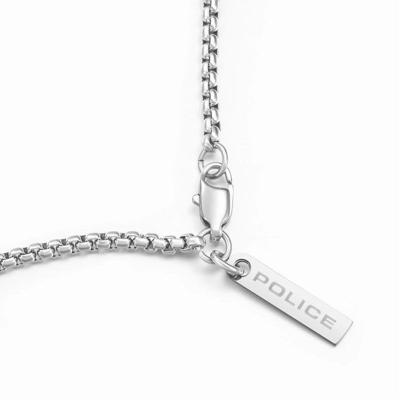 Geometric Metal Necklace By Police For Men