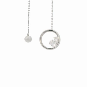 Georgini Chic Noel Freshwater Pearl Silver Pendant