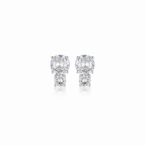 Georgini Duo Silver Stud Earring