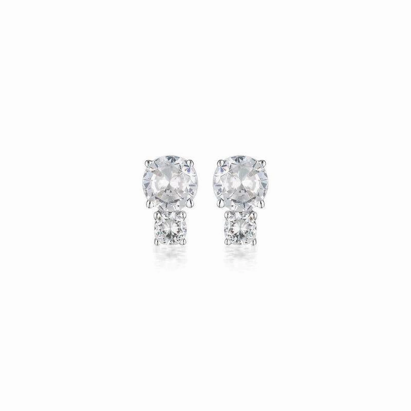 Georgini Duo Silver Stud Earring
