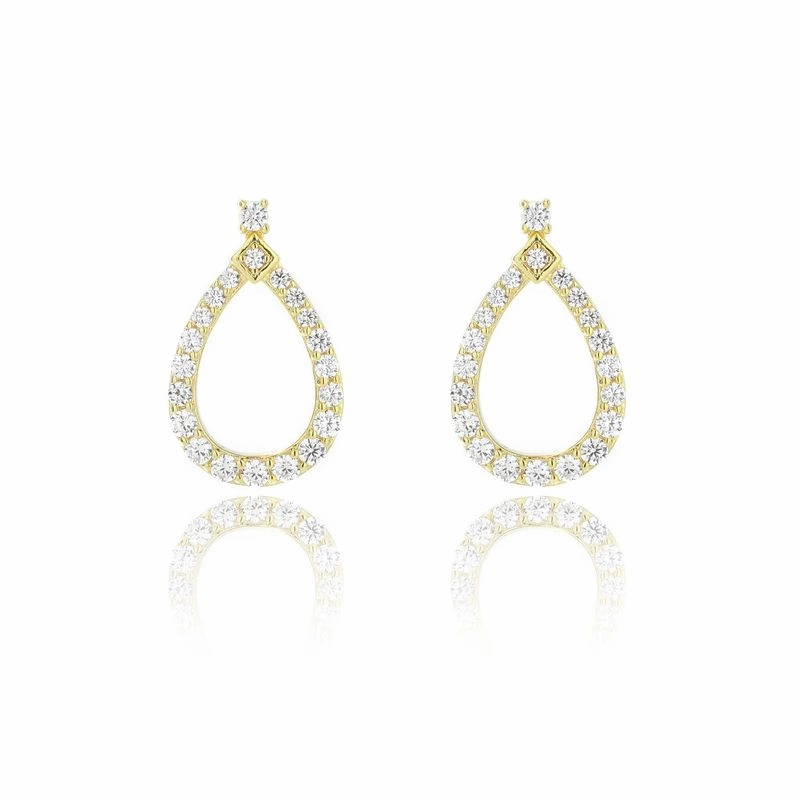 Georgini Goddess Freya Earrings - Gold