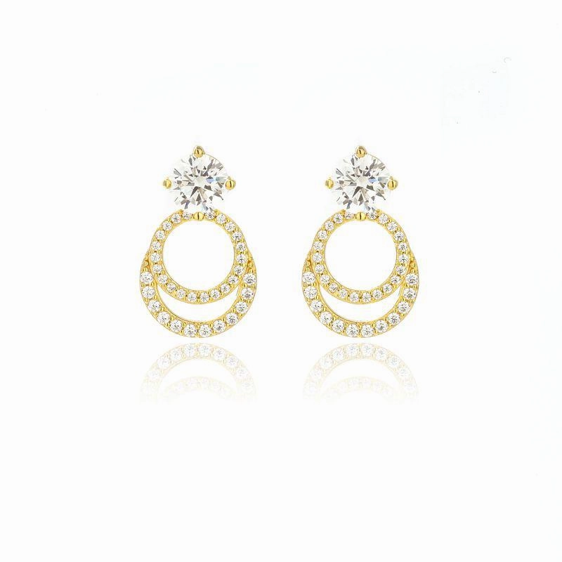 Georgini Goddess Luna Earrings - Gold