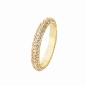 Georgini Goddess Pave Ring - Gold