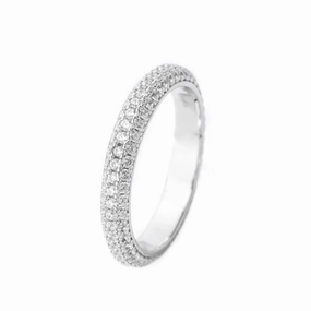 Georgini Goddess Pave Ring - Silver
