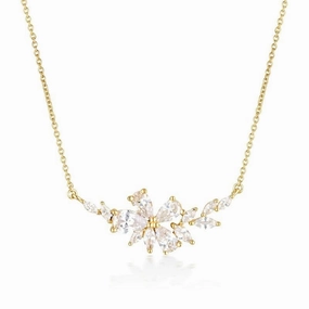 Georgini Iconic Bride Hyacinth Gold Necklace