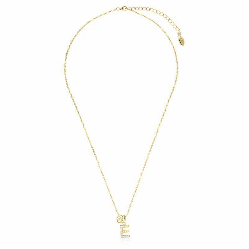 Georgini Luxury Letters E Initial Pendant - Gold