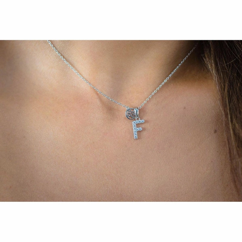 Georgini Luxury Letters F Initial Pendant - Silver