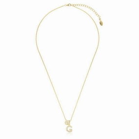 Georgini Luxury Letters G Initial Pendant - Gold