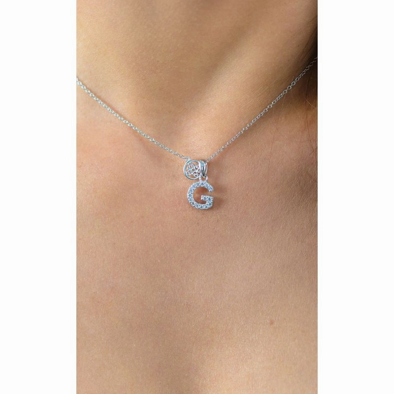 Georgini Luxury Letters G Initial Pendant - Silver