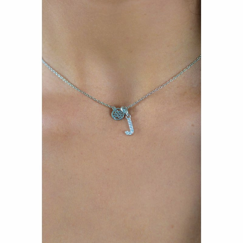 Georgini Luxury Letters J Initial Pendant - Silver