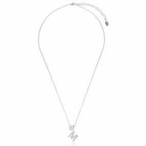 Georgini Luxury Letters M Initial Pendant - Silver