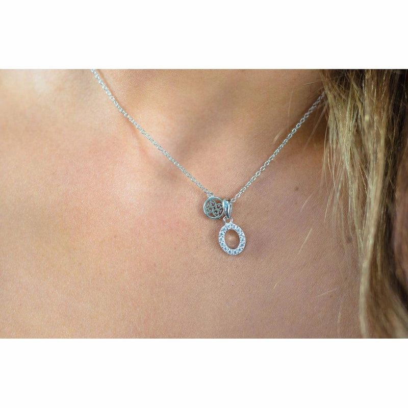 Georgini Luxury Letters O Initial Pendant - Silver