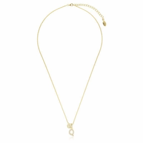 Georgini Luxury Letters Q Initial Pendant - Gold