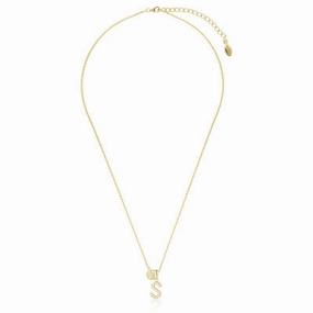 Georgini Luxury Letters S Initial Pendant - Gold