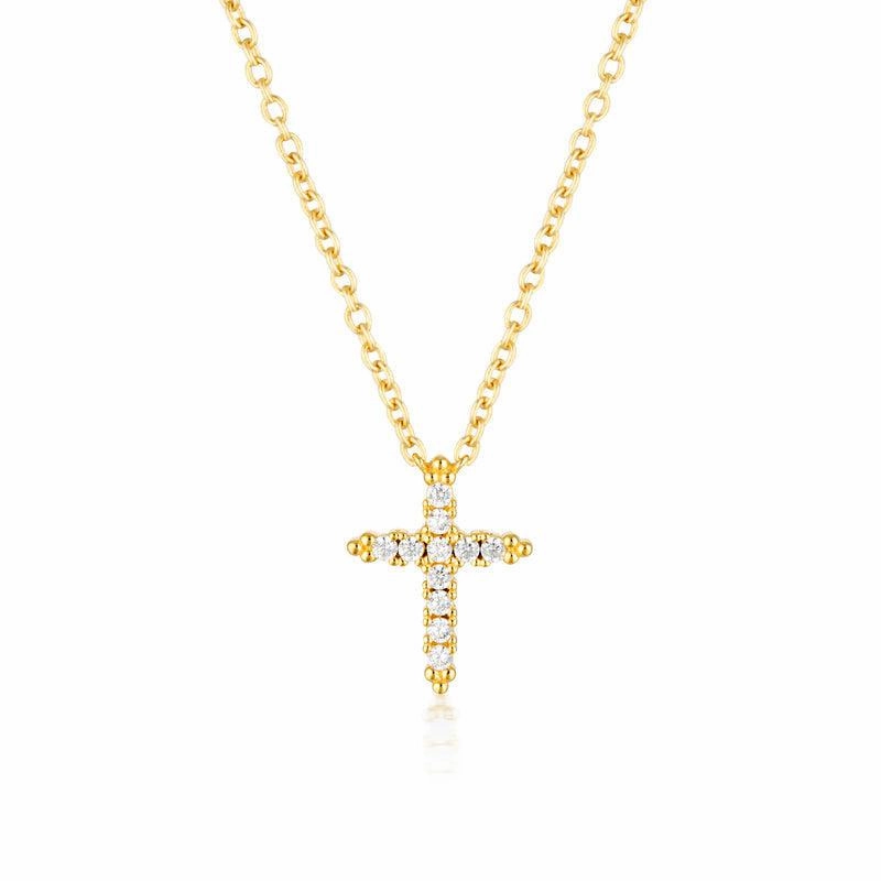 Georgini Rock Star Cross Gold Pendant