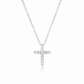 Georgini Rock Star Cross Silver Pendant