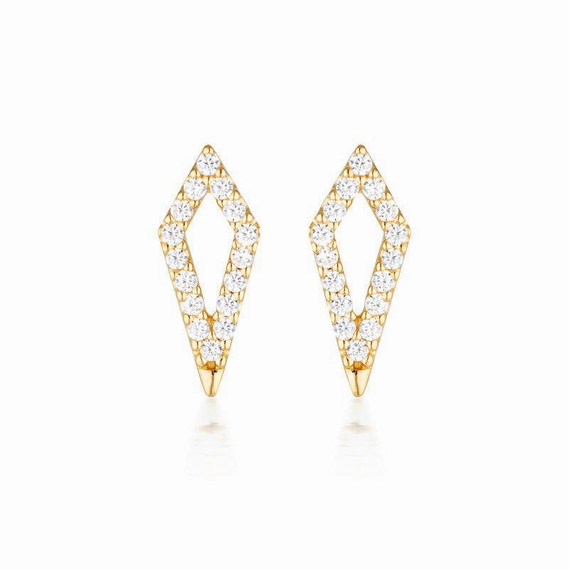 Georgini Rock Star Kite Gold Earrings