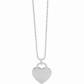 Georgini Steel Heart Necklace