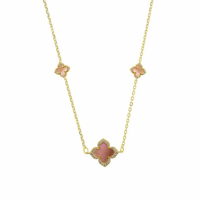 Georgini Sydney Soiree Freshwater Mother of Pearl Gold Necklace