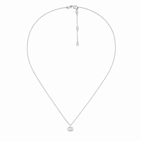 GG RUNNING NECKLACE IN WHITE GOLD