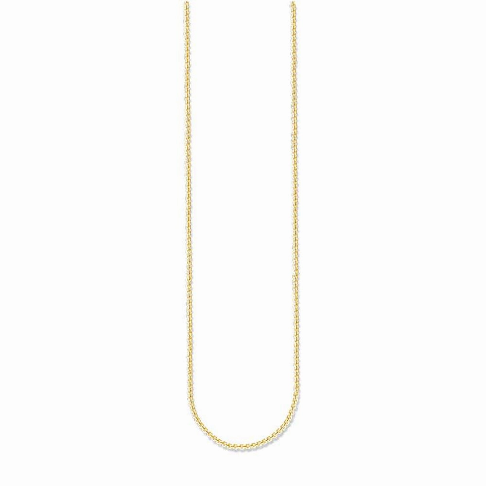 Gold Plated Sterling Silver Thomas Sabo Charm Club Fine Link 45-50cm