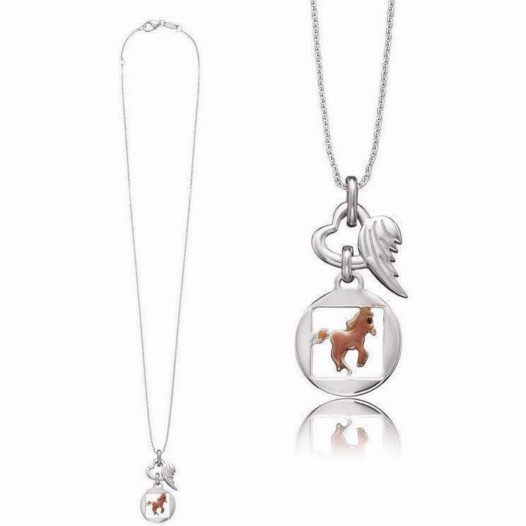 Herzengel Necklace Horse Symbol (Strength)