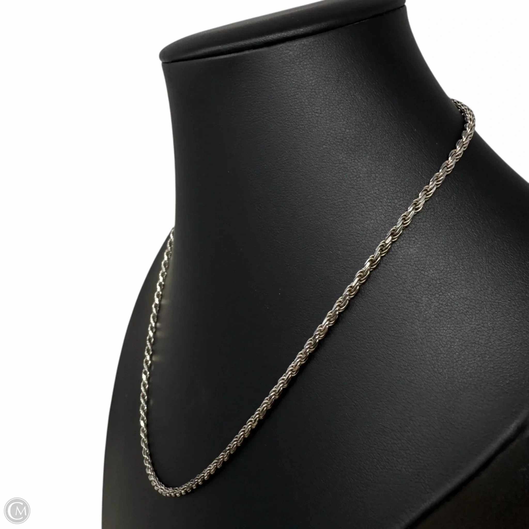 Italian Sterling Silver Rope Chain Necklace