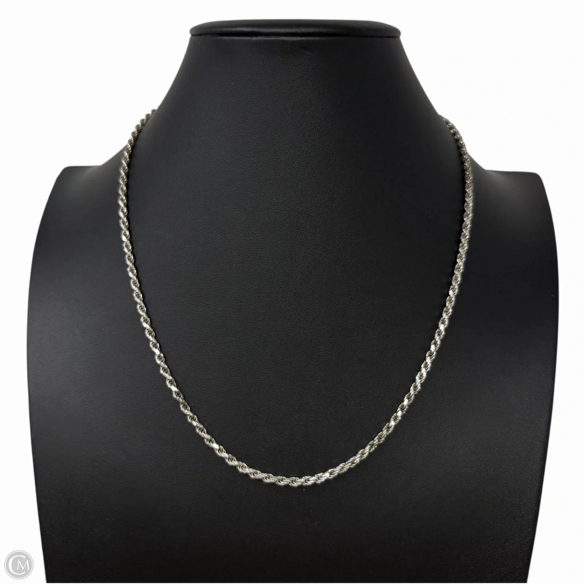 Italian Sterling Silver Rope Chain Necklace