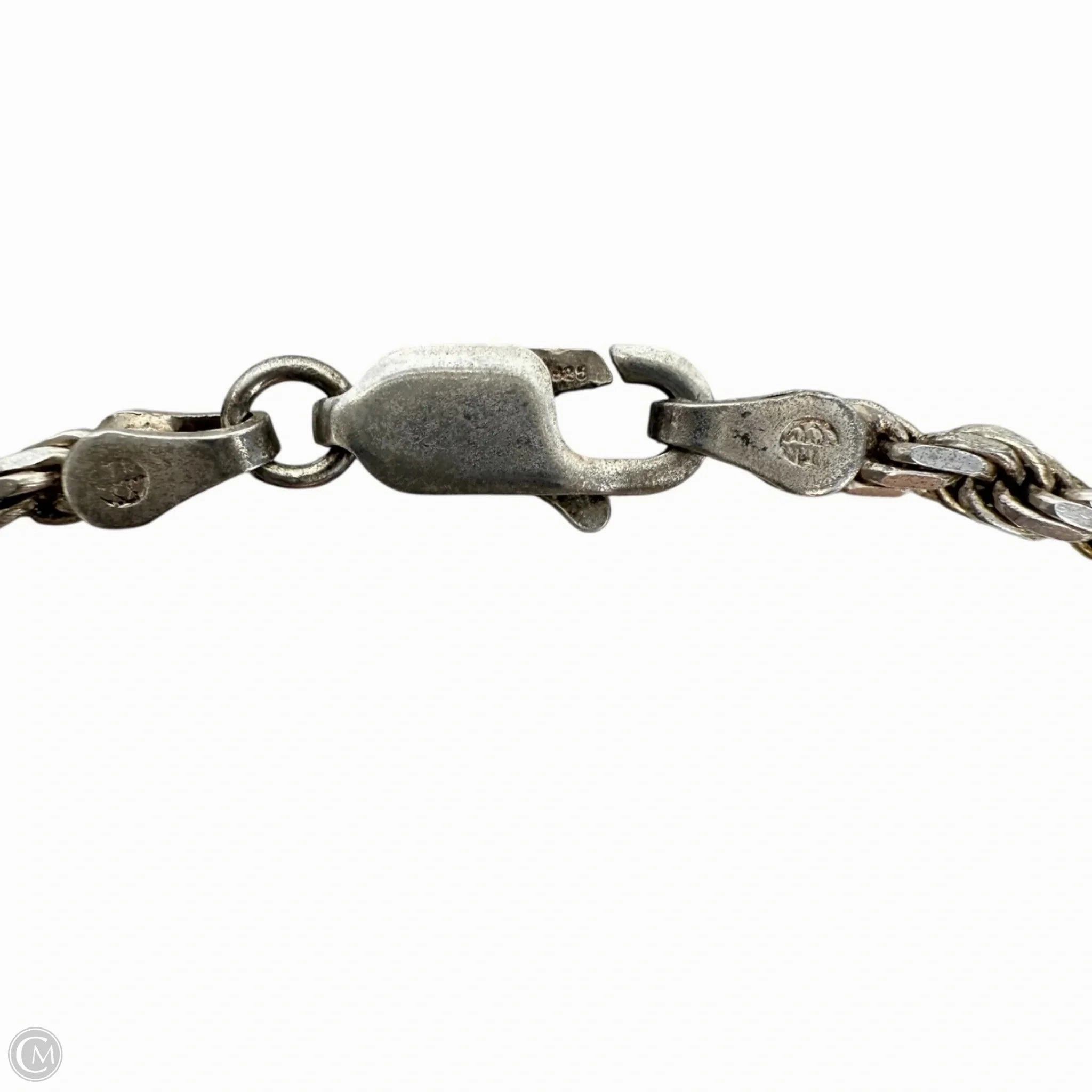 Italian Sterling Silver Rope Chain Necklace