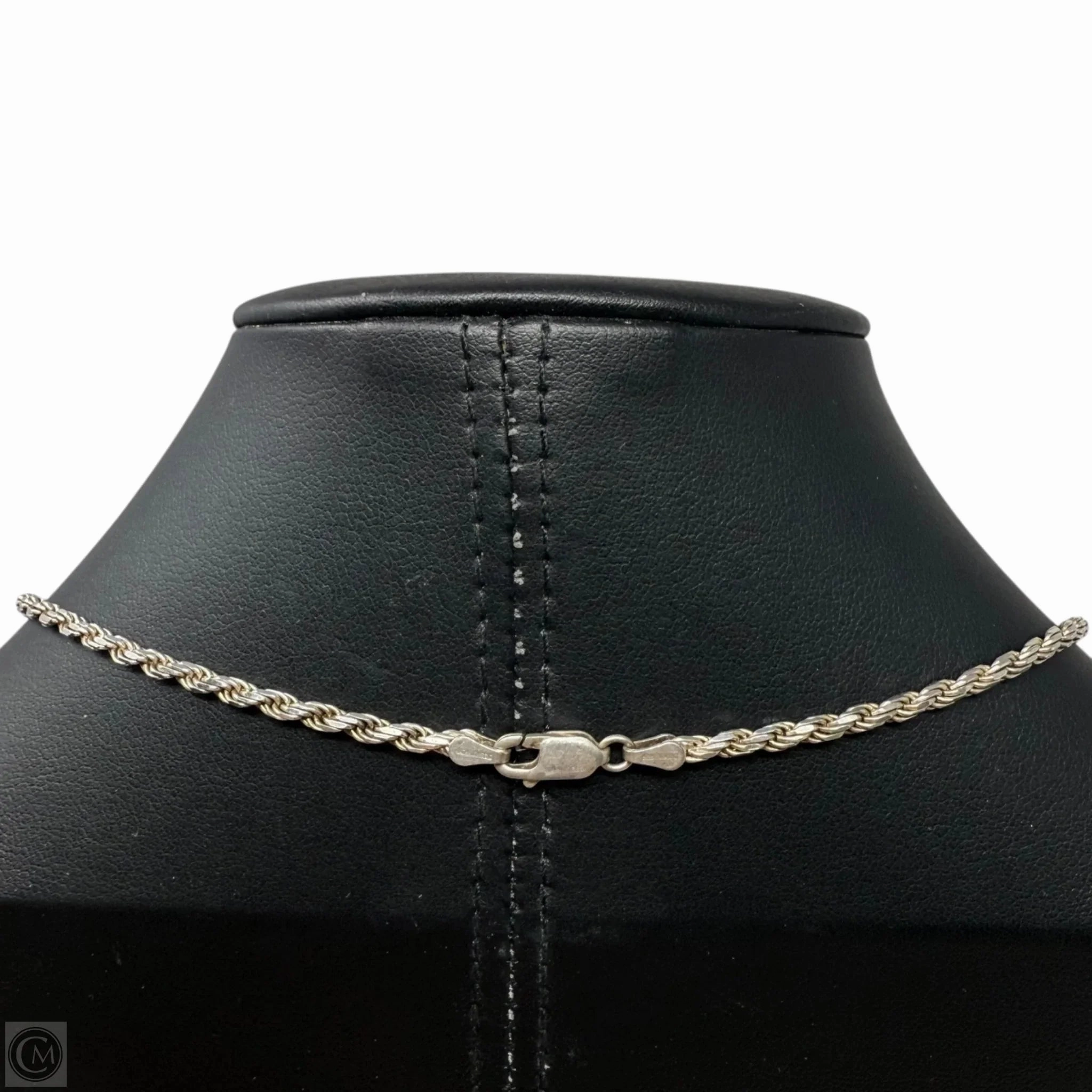 Italian Sterling Silver Rope Chain Necklace