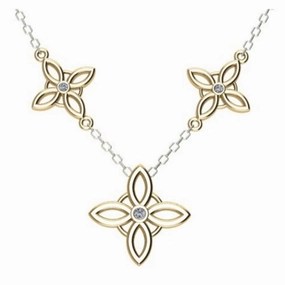 Jack Kelge Diamond Flowers Pendant