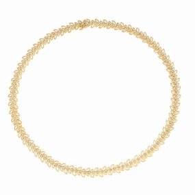 Jack Kelge Open Leaves Diamond Necklace