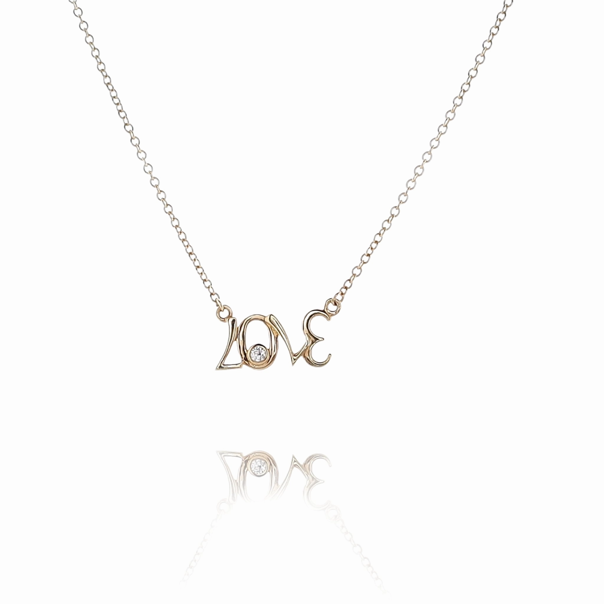 Judith Ripka 18k Eros Love Necklace with Diamonds