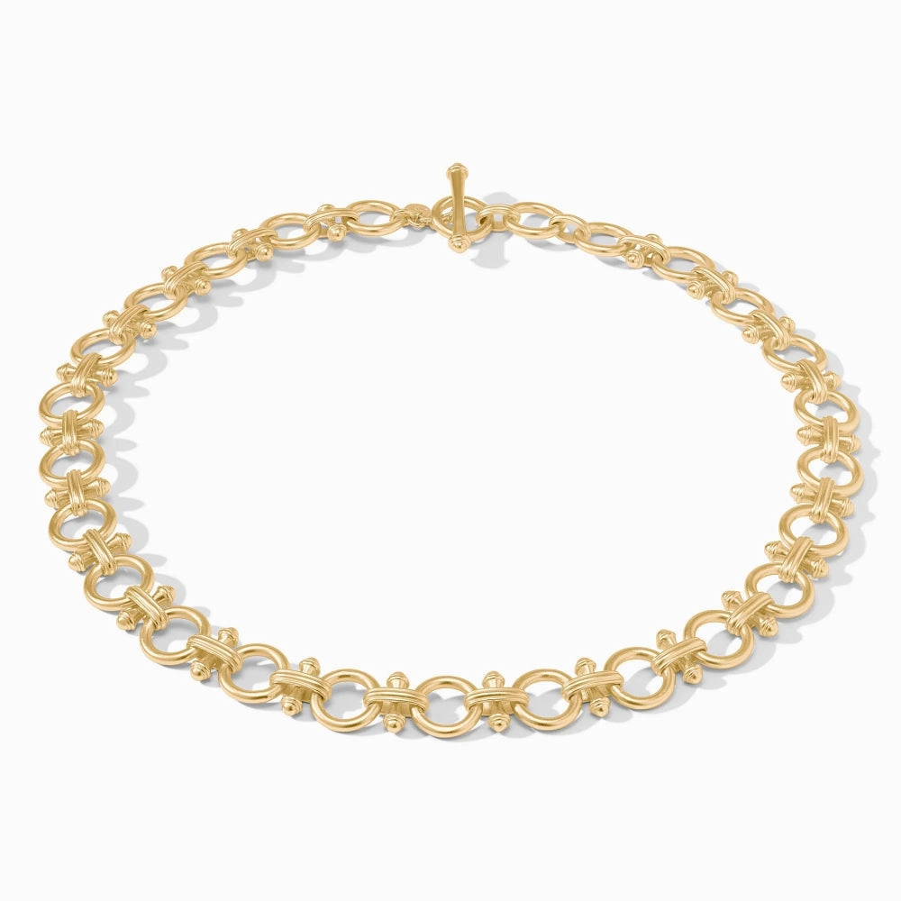 Julie Vos Bamboo Link Necklace