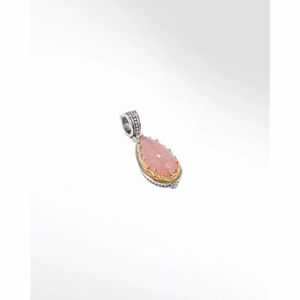 Konstantino Aurora Morganite Drop Pendant