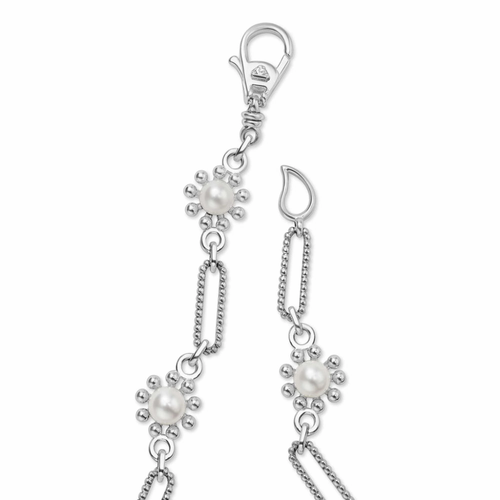Lagos Luna Fleur Pearl Link Necklace