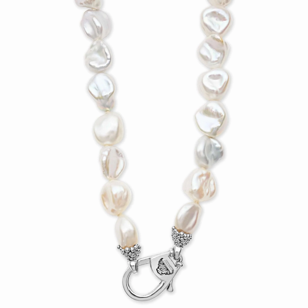 Lagos Luna Keshi Pearl Necklace, 34"